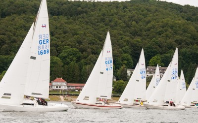 Draude/Beister/Blum Hessenmeister 2015 im H-Boot